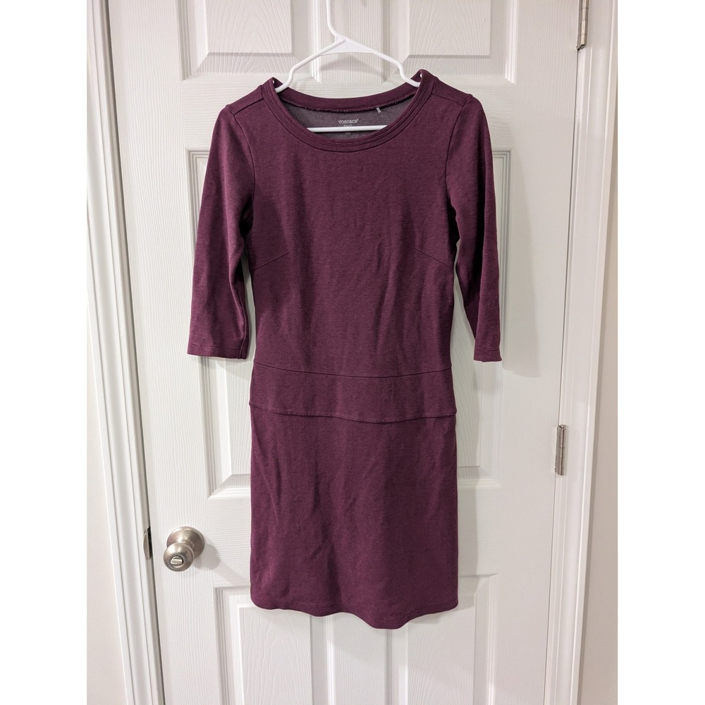 Toad & Co, Women's Small Nixie Dress, Knit 3/4 Sleeve Athleisure